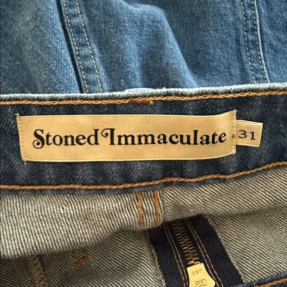 Stoned Immaculate Bardot High Waisted Bells in Filmore - Picture 11 of 13